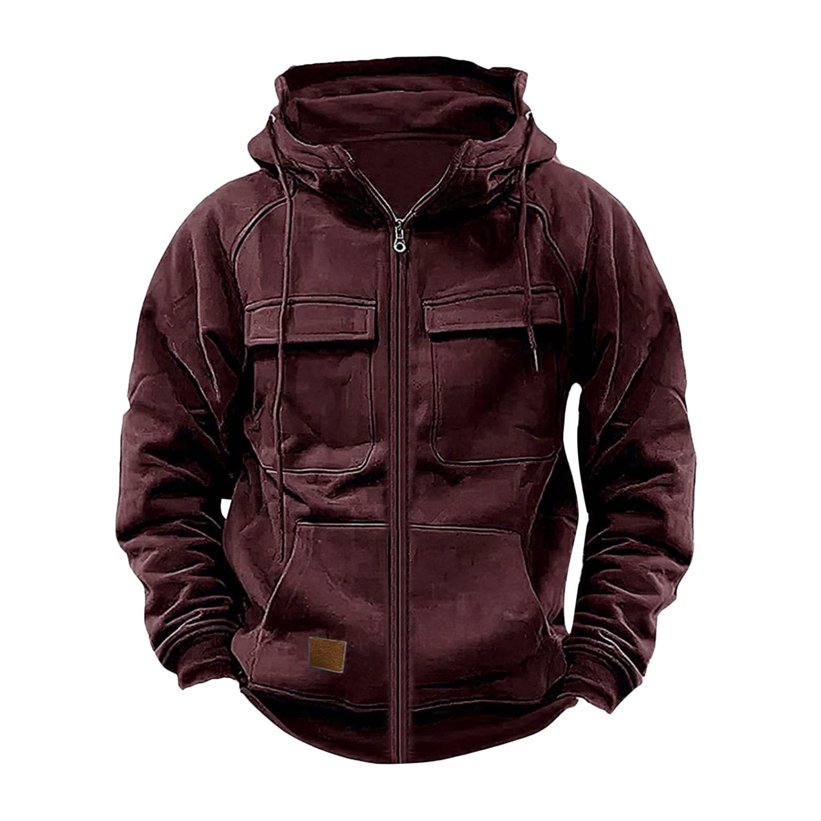 Last Day 60% Off - Men's Loose Fit Half Zip Sweatshirt Hoodie