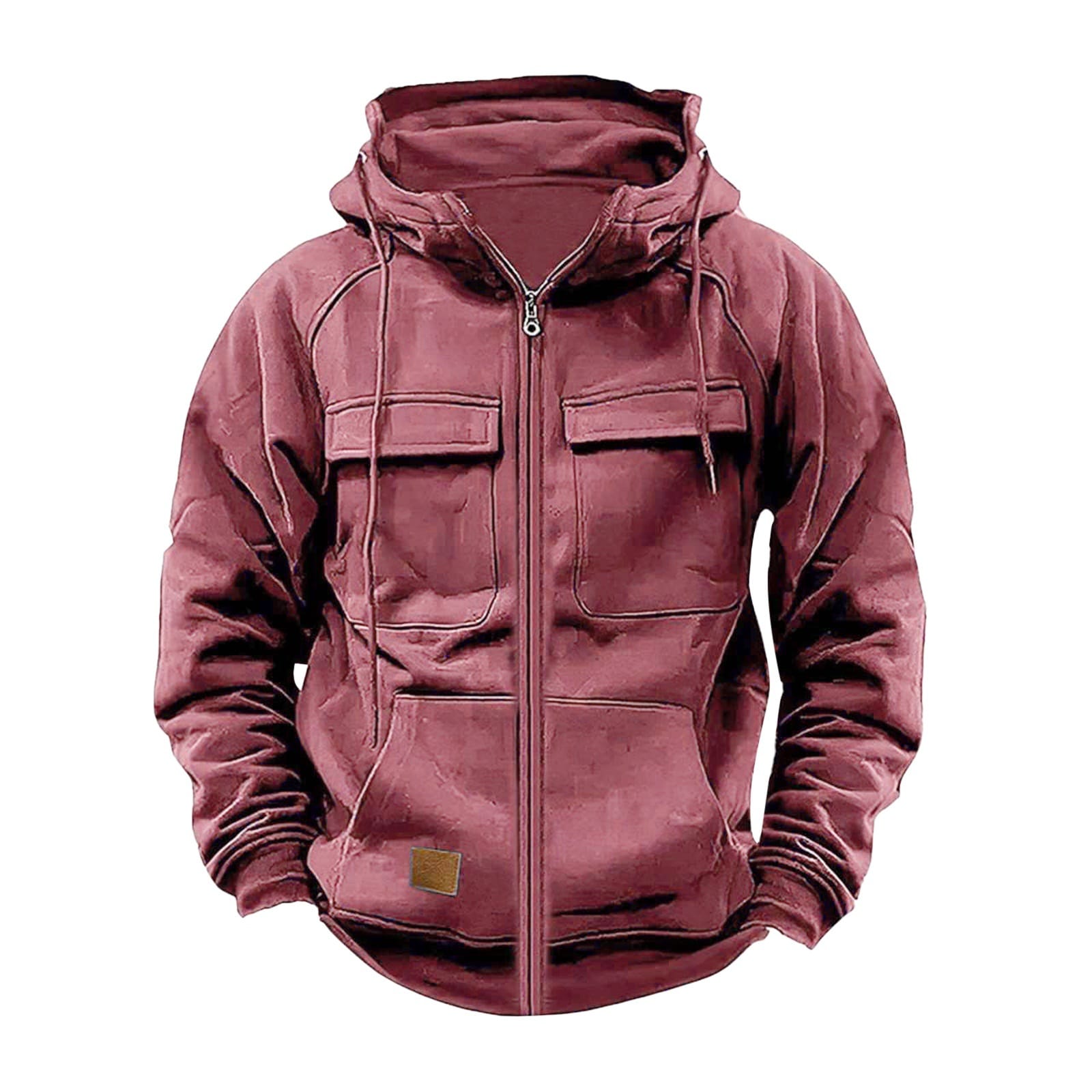 Last Day 60% Off - Men's Loose Fit Half Zip Sweatshirt Hoodie
