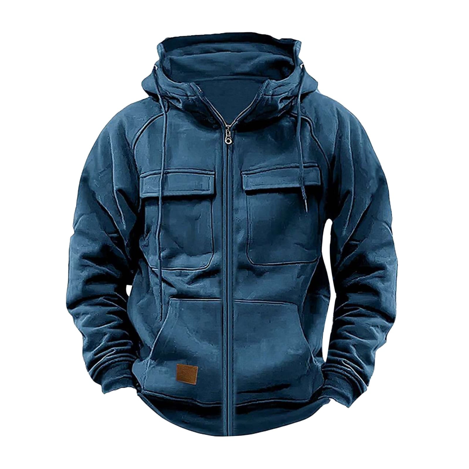 Last Day 60% Off - Men's Loose Fit Half Zip Sweatshirt Hoodie