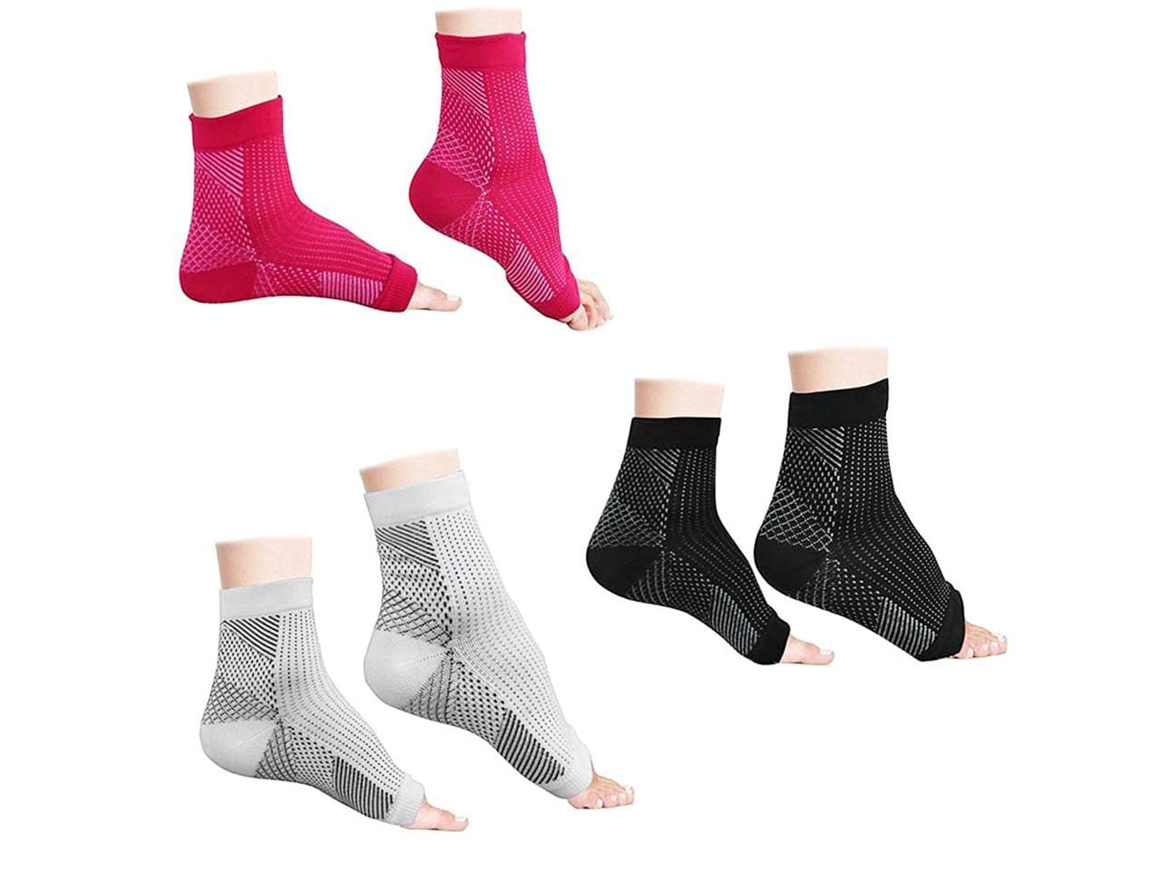 "Medical Certification" Compression Foot Sleeves Men Women Compression Socks with Arch Heel Support