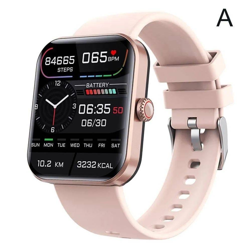 All day monitoring of heart rate,blood sugar, and blood pressure Bluetooth fashion watch support 24 languages