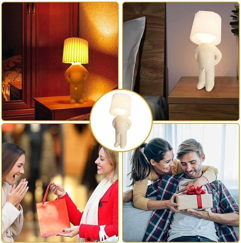 Creative Shy Desk Lamp Bedside Night Lamp Little Naughty Boy Desk Lamp