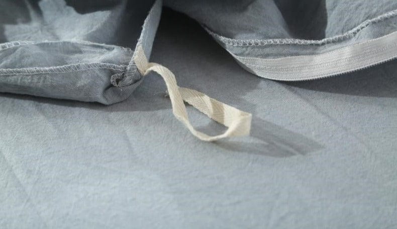 Light Blue Cotton Bed Sheets