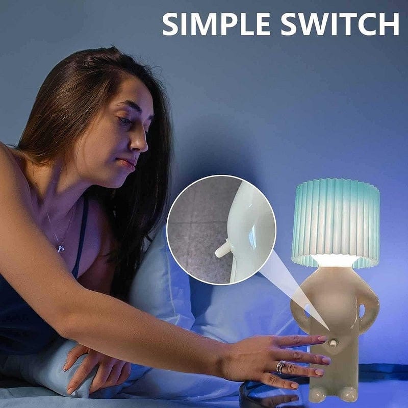 Creative Shy Desk Lamp Bedside Night Lamp Little Naughty Boy Desk Lamp