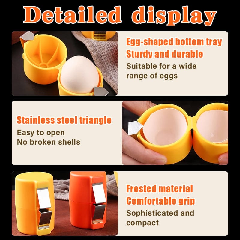 2024 SALE - No Mess Easy Egg Opener