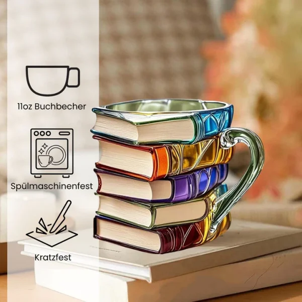 Handmade 3D reading happiness mug - Original