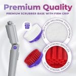 Electric Spin Scrubber, Cordless Cleaning Brush Bathroom Scrubber.